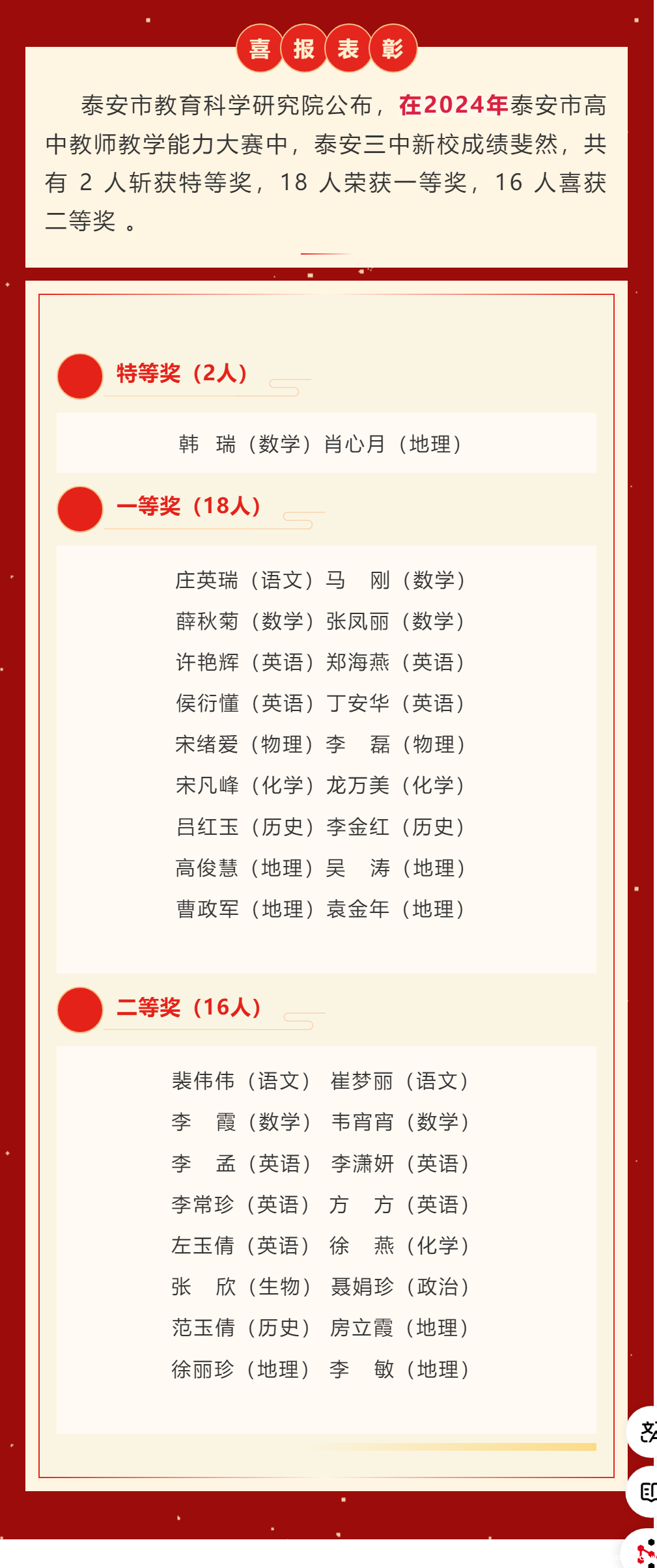 喜报_新利18官网登录新校在2024年泰安市高中教师教学能力大赛中喜获佳绩3.18.png